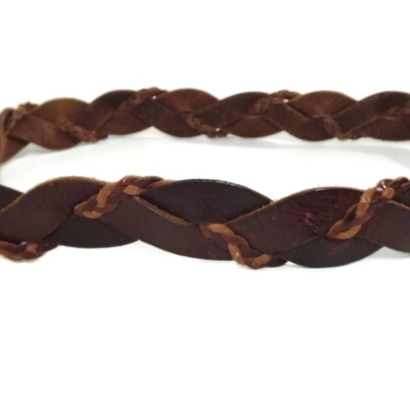 HOLLISTER Womens Mens DistressedTan Brown  Belt XS - Picture 2 of 8